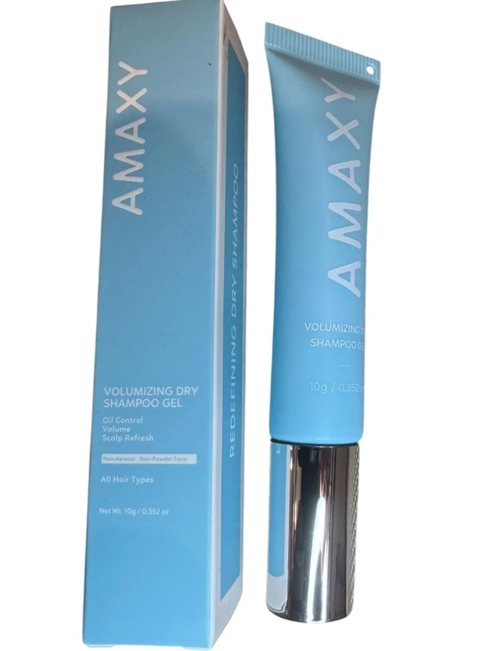 AMAXY LOS ANGELES volumizing dry shampoo gel (10 grams  .352 oz.).  Bnib